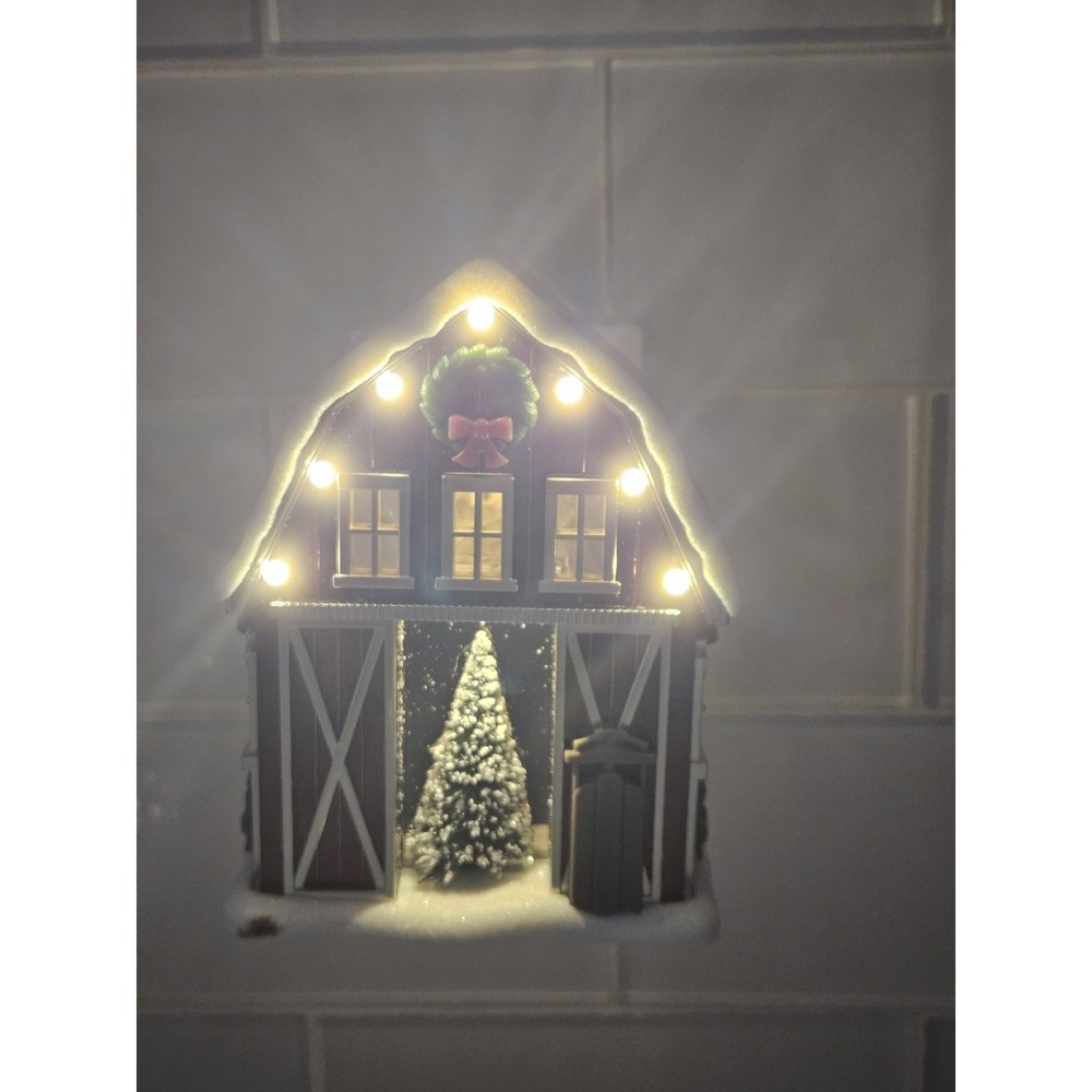 Bath & Body Works Winter Barn Projector Nightlight Wallflowers Fragrance Plug